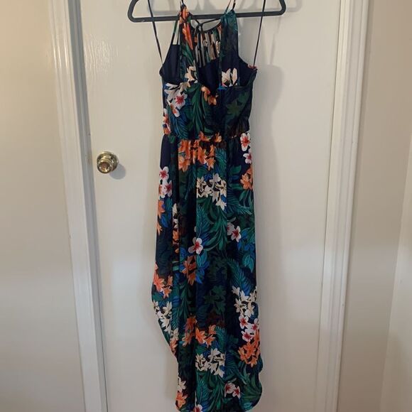 Candies NWT navy blue floral high low shorts romper Size XS - Picture 6 of 9